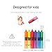 Eutuxia Baby Bath Toys. Bathtub Colorful Crayons for Kids & Toddlers. Draw and Scribble on the Tub. Bath Time Fun Entertainment for Children. Washable & Retractable. Safe, Non-Toxic, and BPA Free.