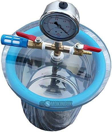 710Vacs VACULITE Degassing Purge Steel Vacuum Chamber 6.8 Litre (1.5 Gallon) 22cm