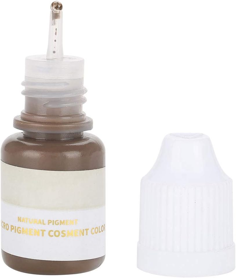 18g Tattoo Ink, Microblading Pigment for Eyebrow Lips Eye Line(Dark Brown & Grey(Eyebrow))