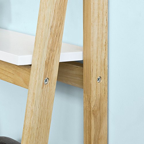 Haotian Modern ladder bookcase made of wood, book shelf,stand shelf, wall shelf (FRG163-N)