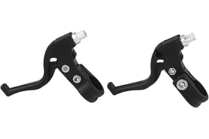 1 Pair Kids Bike Brake Levers, Black Plastic Brake Handles for Children's Bicycle Cycling Accessories