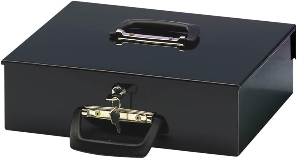 Wedo 150 100801 Black Tray Drawer Purse - Trays Drawers Purse (355 mm, 275 mm, 100 mm, 4.45 kg, 2 Keys) for Euro - Image 3