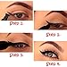 Eyeliner Stamp –2 Pens Double-sided Winged Eyeliner Pencil, Waterproof Smudgeproof Long Lasting Liquid Eyeliner Pencil, Vamp Style Wing, No Dipping Required(10mm Classic Black)