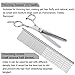 Dog Grooming Scissors Kit Pet bow tie Included, Stainless Steel Trimming Shears with Pet Grooming Comb for Long Short Hair, Dogs Face, Nose, Ears and Full Body for Dogs, Cats and More Pets