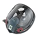Holulo Organic Vapor Respirator Full Face Respirator Respiratory Protection Paint Chemical Formaldehyde Full w/Activated Carbon Respirator