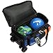 Pyramid Path Deluxe Double Roller with Oversized Accessory Pocket Bowling Bag (Royal Blue/Orange)