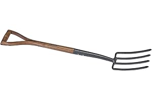Draper DRA14304 Carbon Steel Border Fork with Ash Handle