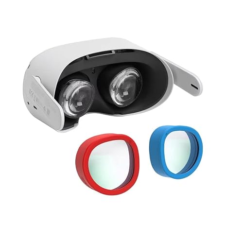 Merryhome(1 Pack) VR Lens Protector, Blue Light Glasses, for Quest 3S/  Quest Accessory, Not for Quest 3, Lens Replacement, Anti-Glare, Dust,  Easy to