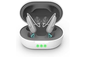 AVICILL Not Amplifiers True Professional Hearing Aids for Seniors with Hearing Loss - 16-Channel DSP Noise Cancellation, OTC Rechargeable BTE Hearing Aids with Charging Case