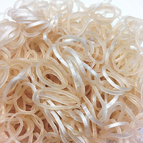 Rainbow loom mother-of-pearl rubber bands refill - 600 …