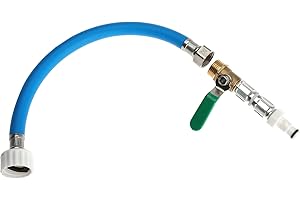 Viwerel Flush Hose Fitting Adapter Kit for Yamaha Boat Waverunner LX VX VXR FXHO VX110 VX FX Cruiser GP1800 GP1300 AR190 for Deluxe for Jet Ski (Flush Hose+Adapter)