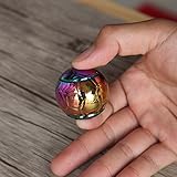 Fuyamp Colorful Fidget Rainbow Spinner Toy High Speed EDC ADHD Focus Finger Spinner Toy (Football)