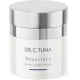 FARMASi Dr. C. Tuna Resurface Reset Night Cream, Face Moisturizer Lotion, Revitalizing & Firming Anti-Wrinkle for All Skin Types Anti Aging Cream, Skin Care for Face & Neck Retinol Cream 1.7 Fl Oz