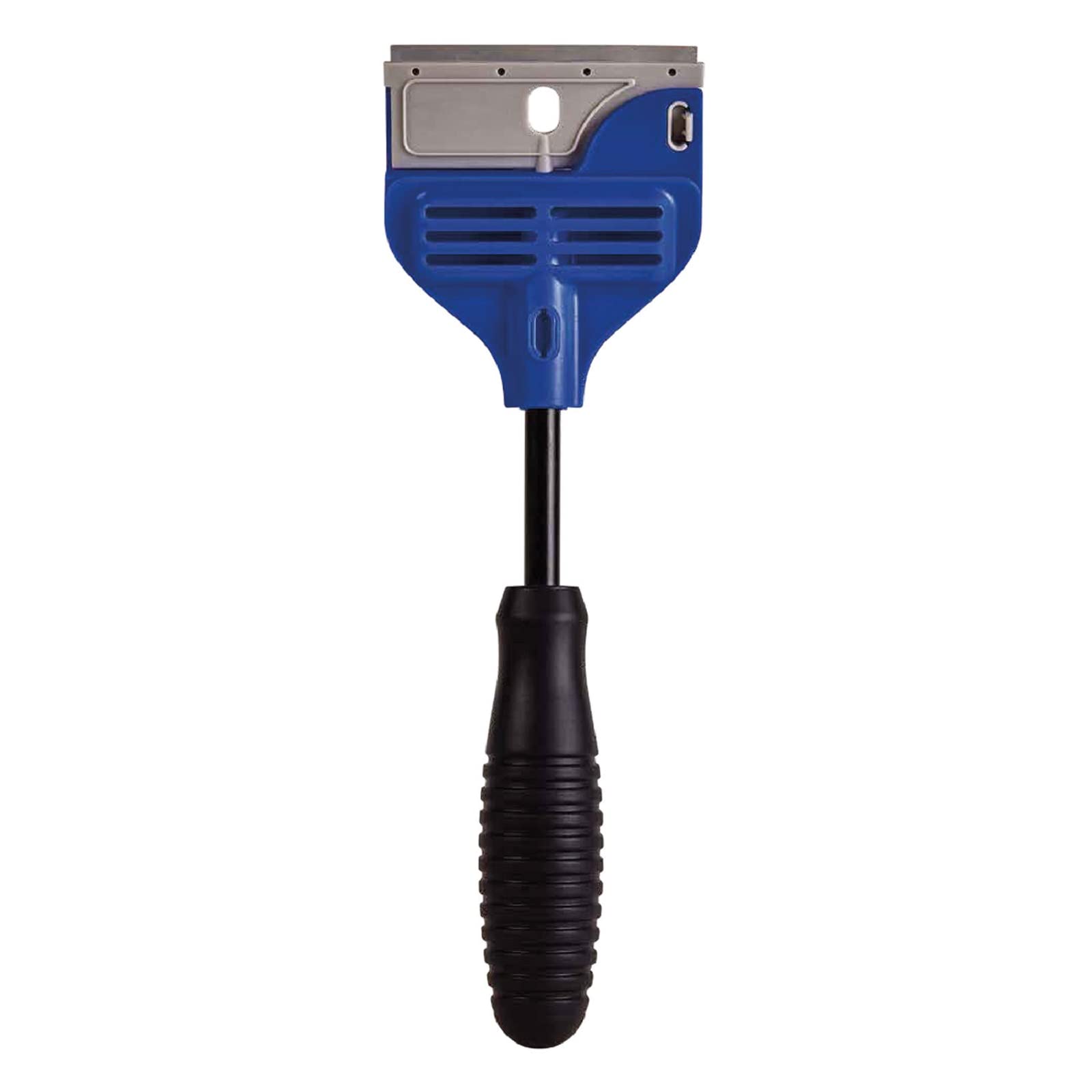 Interpet Twist & Click Aquarium Fish Tank Scraper Fixed Handle, Removes Stubborn Algae, with Stainless Steel Blade & Plastic Blade, for use with Tropical, Coldwater, Marine Aquariums