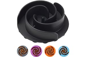 Slow Feeder Dog Bowls Insert, Animire Soft Silicone Slow Eating Dog Food Bowl for Small, Medium and Large Dogs, Compatible with Regular and Elevated Bowls