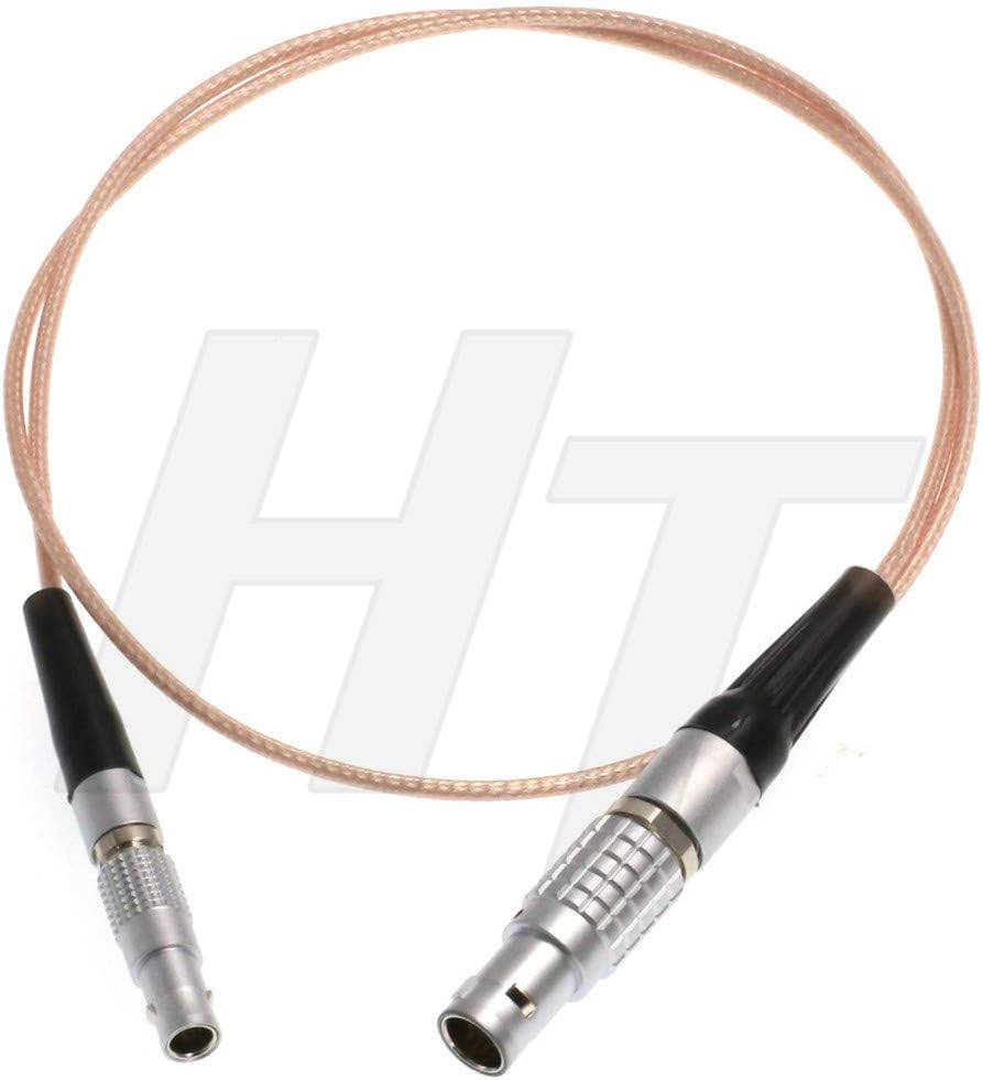 HangTon Timecode Sync Cable 5 Pin to 00B 4 Pin for Sound Devices 633 688 702T to RED Epic Scarlet Camera, coaxial cable