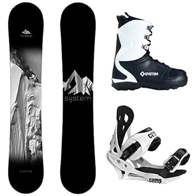 System Timeless and Summit Complete Men's Snowboard Package New 2019