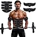 SPORTMAO Abs Stimulator Ultimate Abs Stimulator Ab Stimulator Abs Stimulator Men Toning Belt EMS ABS Toner Fitness Equipment Abdomen/Arm/Leg Training Slimming Body Pad Abdominal (Yellow Edge)