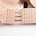 Closecret Women's Bra Back Strap Extender(Set of 3,White, Nude and Black ) (4 Hooks)