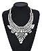 Lovage Vintage Anti Silver Tone Long Boho Statement Necklace Bohemian Indian Jewelry for Women