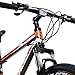 Hiland 26 Inch Mountain Bike Aluminum MTB Bicycle with 17 Inch Frame Kickstand Disc-Brake Suspension Fork Cycling Urban Commuter City Bicycle Black Orangethumb 2