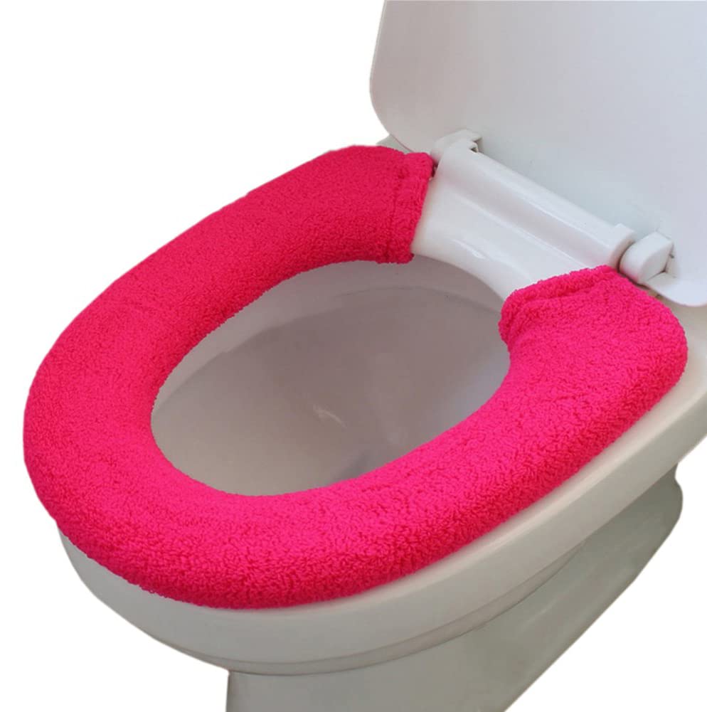 Volicph Toilet Seat Cover Universal Washable Toilet Seat Cover Warmer Toilet Seat Covers Bathroom Soft Toilet Seat Cover Toilet Seat Warmer Pad