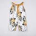 PHOTNO harem pants toddler baby girl Summer Straps Floral bodysuit romper jumpsuits playsuit (0-4Y) (100 (3T), Multicolor)