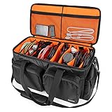 Trunab DJ Cable File Bag with Detachable Padded
