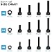 Alloy Steel Black Screw and Nuts 515 pcs, Grade 12.9 Black M3 M4 M5 Hex Socket Head Cap Screws Assortment Set Kit