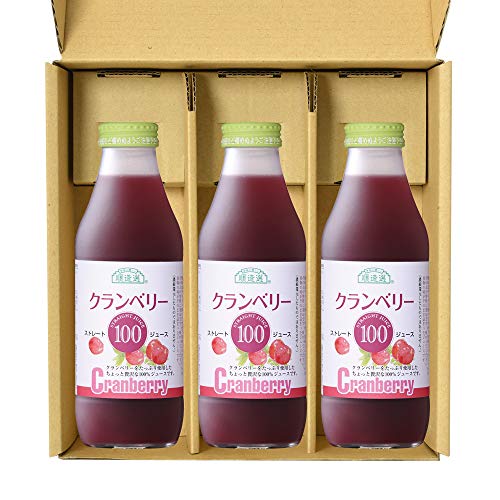【無添加】順造選 クランベリー100 500ml×3本セット【COREBI/順造選 公式ショップ限定ボックス商品】（果汁100％）クランベリージュース 100 無添加商品画像