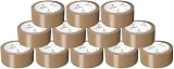 FR Enterprises Heavy Duty Brown Packing Tape 21 Rolls 48mm x 66m view 1