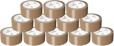 FR Enterprises Heavy Duty Brown Packing Tape 21 Rolls 48mm x 66m