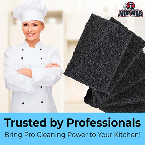 RestaurantGrade Griddle Cleaning Pads 5 Pack. Use on Metal Grills