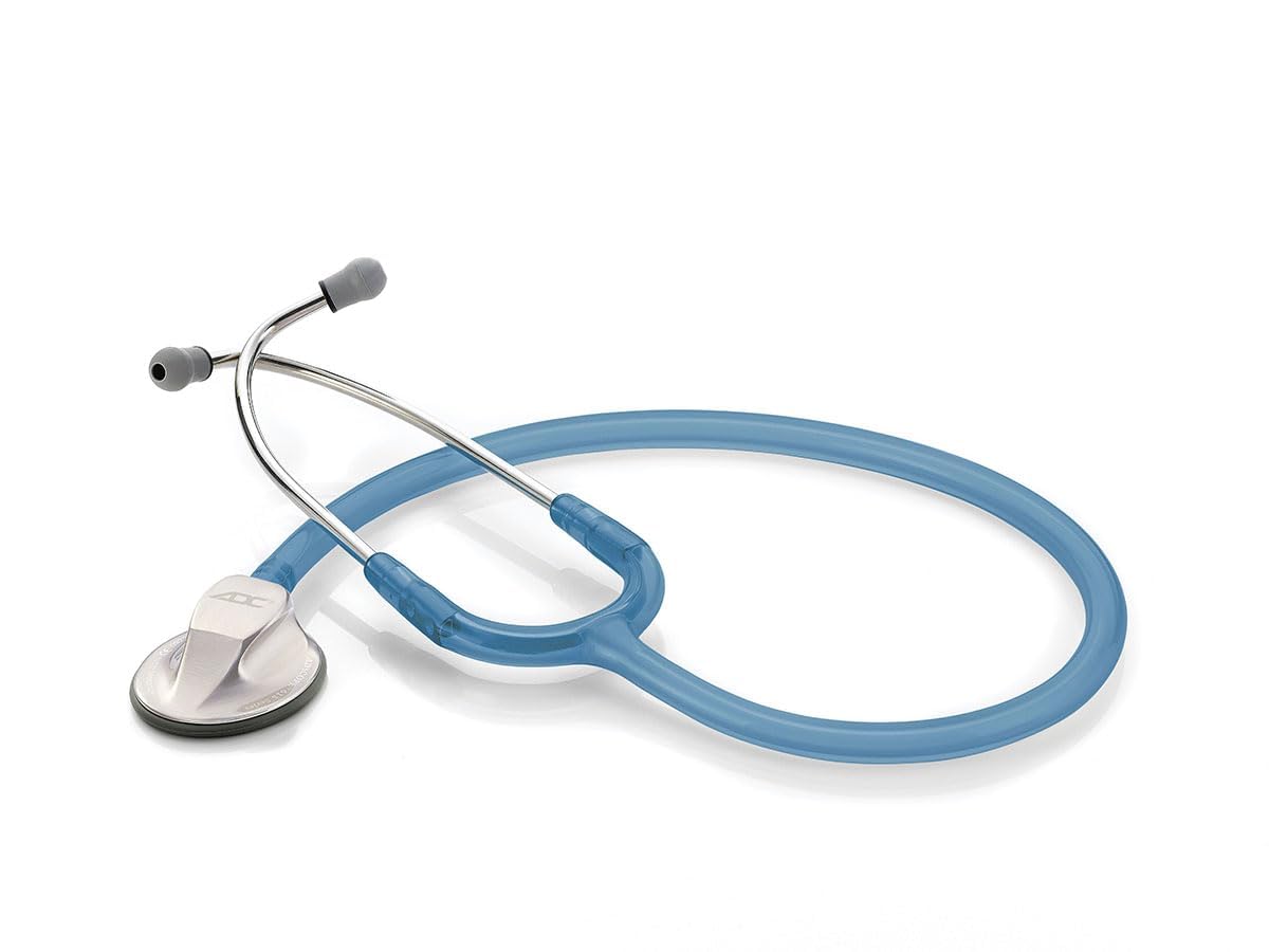 ADC Adscope 615 - Platinum Stethoscope - Sapphire Ice