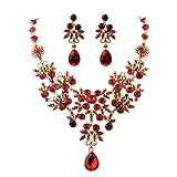 deals necklace earrings jewelry set womens mixed style bohemia color bib chain necklace earrings jewelry by zyooh