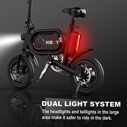 Hiboy P10 Folding Electric Bike for Adults, Power Assist, 36V Lithium