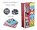 JYYG KOUSI Kid Clothes Storage Organizer Baby Dresser Kid Closet Baby Clothes Storage Cabinet for Kids Room Baby Wardrobe Toddler Closet Childrens Dresser (Pink, 28