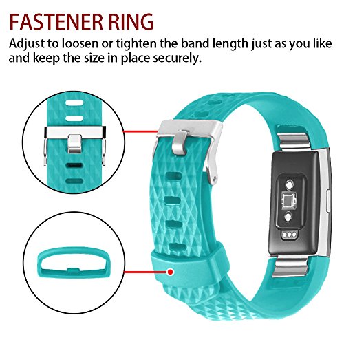 image for POY Replacement Bands Compatible for Fitbit Charge 2, Special Edition 
