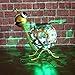 Outdoor Solar Lighting, Seven Color Changing LED Lights, Metal Art Snail Statues, Animal Garden Decorations for Gardens, backyards, Roads, lawns, Yard Art Decorations