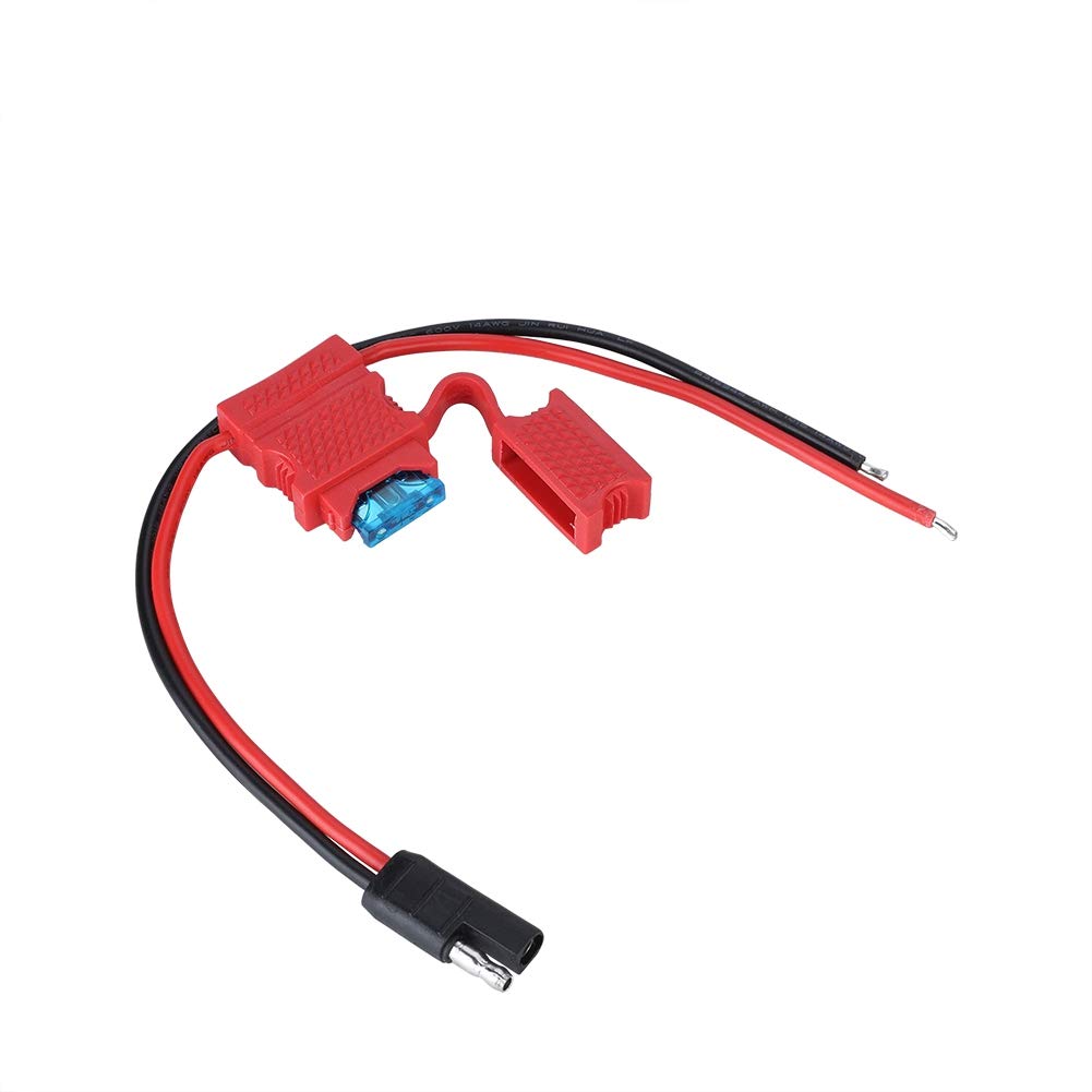 Bewinner Power Cable with Fuse for Mobile Radio GM300 / GM3188 / GM3688 30cm Mobile Radio Power Cable