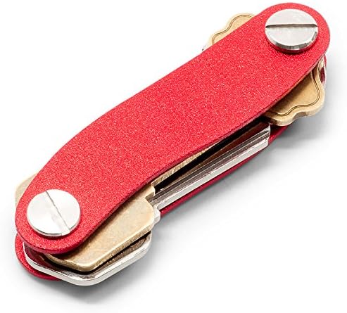 Compact Key Holder/Pocket Organizer by SimpleGear (Extended) - Red