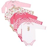 Luvable Friends 5 Pack Long Sleeve Bodysuit