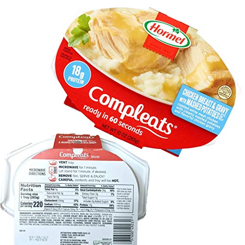 Hormel Compleats Ready to Eat Meals Variety Pack of 5 Microwavable