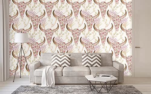 Amazon.com: Peel and Stick Removable Wallpaper Floral ...