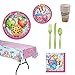 Shopkins Ultimate Birthday Party Supplies Decoration Bundle 8 Guest - 168 Pieces