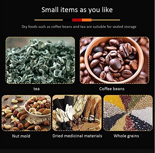 GAONAN Edelstahl-versiegelter Tank, Kaffeebohnen, Kaffeepulverspeicher, einseitiges Auslassventil, CO2-Release-Ventil… – Bild 3