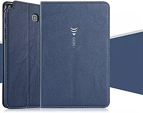 Galaxy T550 Case ,Gebei Tab a 9.7 Inch Case Magnetic Closure Pu Leather Full-body Protective Case[stand Feature][card Slot]for Samsung Galaxy Tab a 9.7 Inch T550 (Blue)