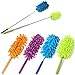 Small Telescopic Flexible Extending Microfiber Duster, Long-Reach Washable Dusting Brush 1 Piece (Small)