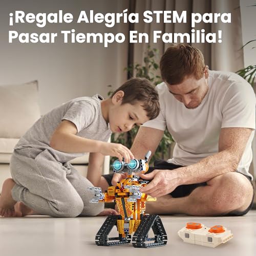Sillbird Remote Control Robot Building Kit, Gifts for Kids 8-12, Robotic Coding Toys Set for Kids and Teens - 3 in 1 Buildable Model with 468 Pieces