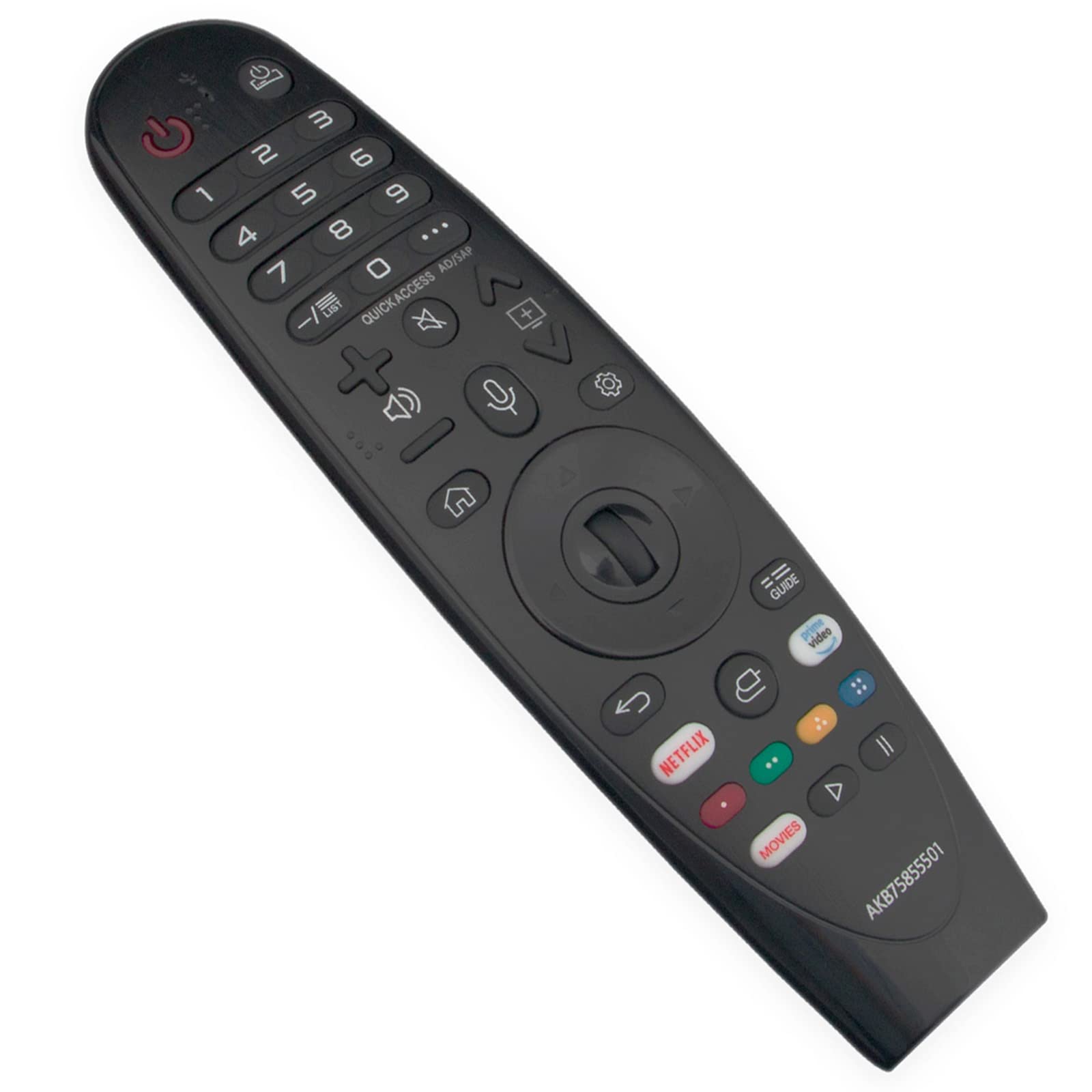 AKB75855501 MR20GA IR Replacement Remote for LG LED OLED TV OLED77BXPUA OLED77BXAUA OLED77CXPUA OLED77CXAUA 50NANO79UNA 55NANO79UNA 65NANO79UNA 49NANO80UNA 55NANO80UNA 65NANO80UNA